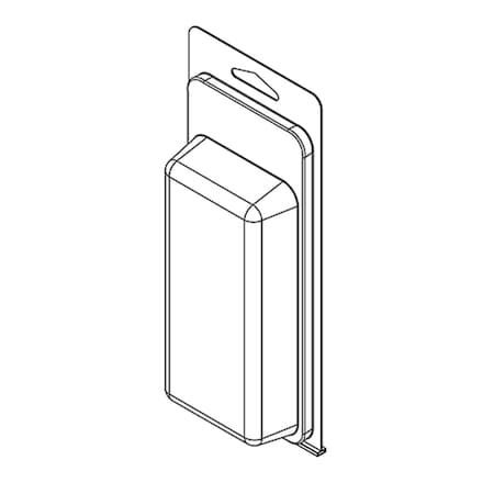 Visipak Thermoform-CLAMSHELL-#262-8.000-3.438-5.313-2.375-1.000-0.015-CLEAR-STOCK 262TF